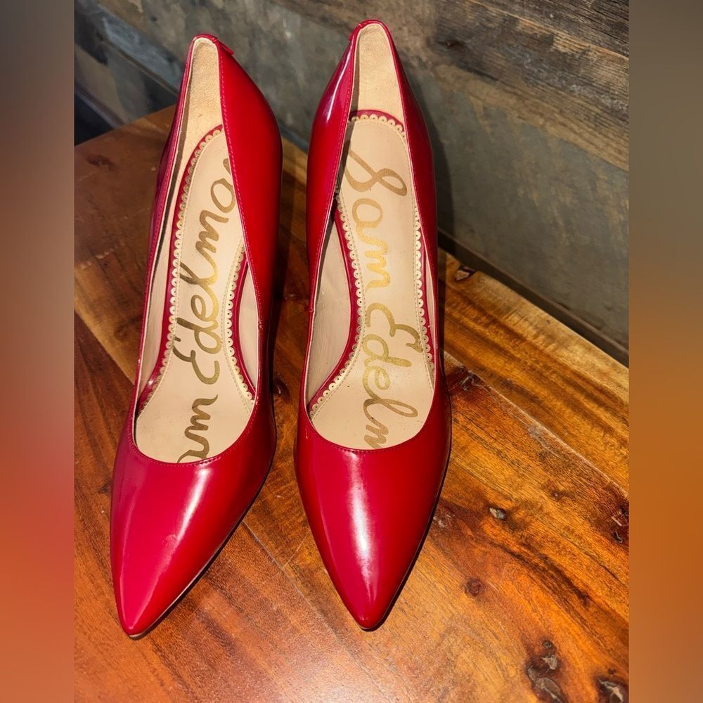 Sam Edelman Hazel Parisian  red pump 
Sz 9.5 EUC